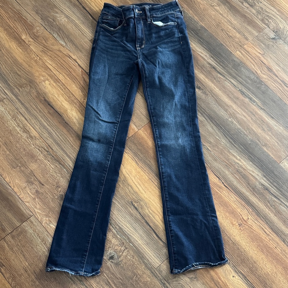 American Eagle Outfitters Dark Blue Flare Jeans